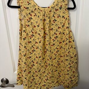 Torrid Yellow strawberry top